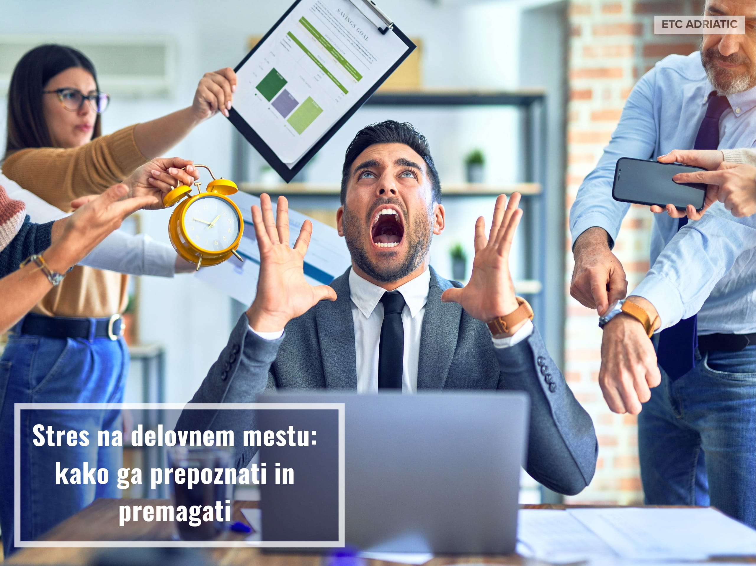 Stres na delovnem mestu: kako ga prepoznati in premagati